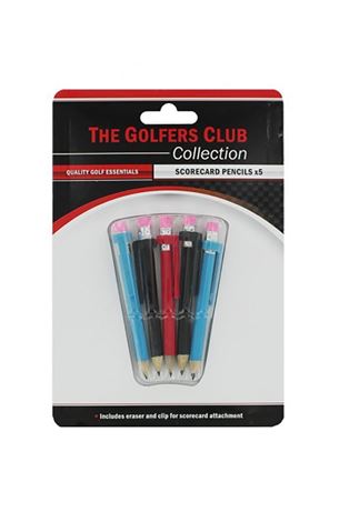 Show details for Brand Fusion Scorecard Pencils with Clip - 5 Pack