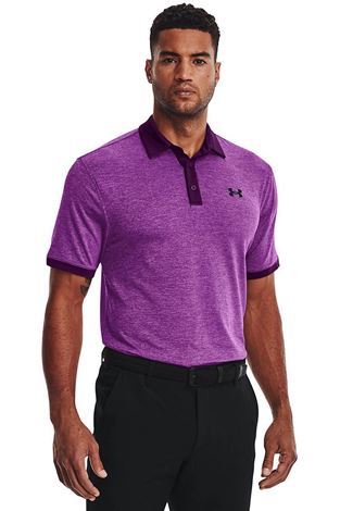 Under Armour UA Iso-Chill Floral Polo-Black / Electric Tangerine / Halo Gray