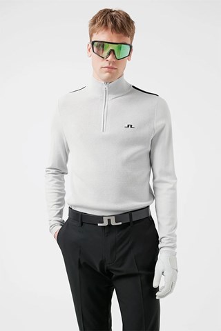 Picture of J.Lindeberg zns  Men's Marcus Zipped Golf Sweater - Micro Chip U019