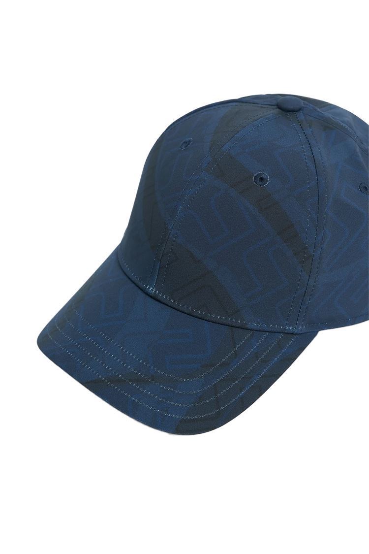 Picture of J.Lindeberg ZNS Men's Swirl Golf Print Cap - Navy Swirl Bridge Monogram