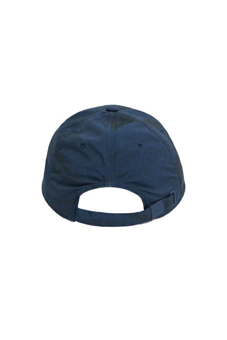 Picture of J.Lindeberg ZNS Men's Swirl Golf Print Cap - Navy Swirl Bridge Monogram