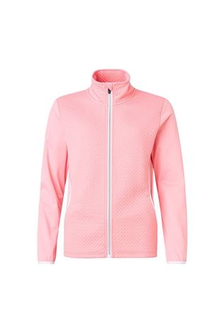 Show details for Abacus Ladies Scramble Full Zip Fleece Jacket - Flamingo Pink 282