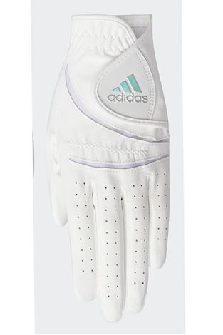 Show details for adidas Women's Light and Comfort Golf Glove - White / White