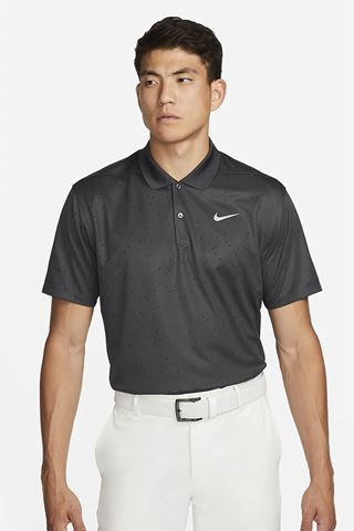 Picture of Nike Men's Dri Fit Victory Print Polo Shirt - Dark Smoke Grey 070