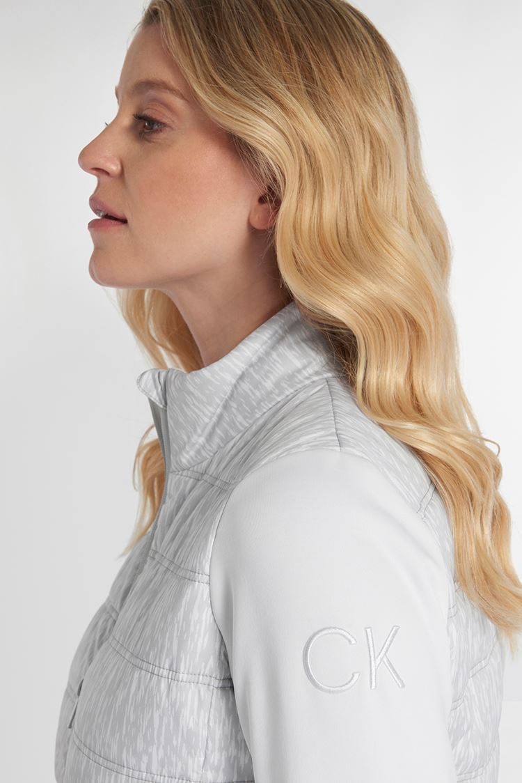 Picture of Calvin Klein zns Ladies Whitmore Jacket - High Steel - UK8 Only