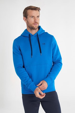 Show details for Calvin Klein Men's Nature Hoodie - Ocean Blue - XXL Only