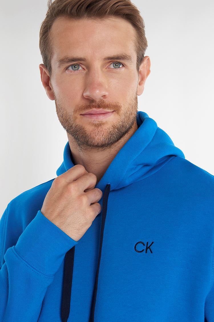 Picture of Calvin Klein zns  Men's Nature Hoodie - Ocean Blue - XXL Only