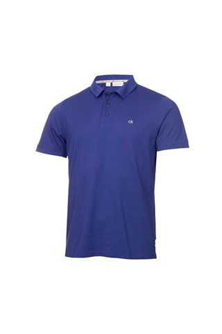Picture of Calvin Klein zns Men's Planet Polo Shirt - Indigo - Medium Only