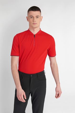Show details for Calvin Klein Men's Del Monte Polo Shirt - Card Red