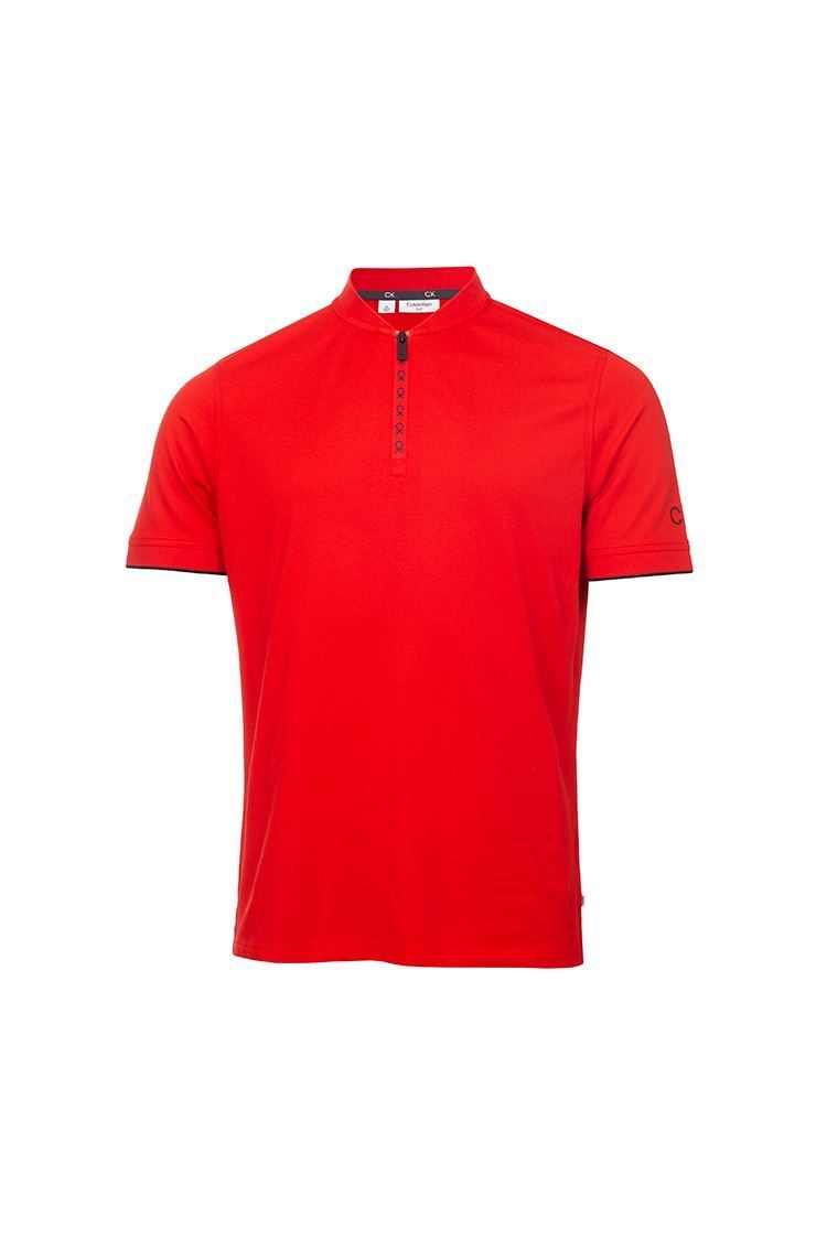 Picture of Calvin Klein Men's Del Monte Polo Shirt - Card Red - LARGE ONLY