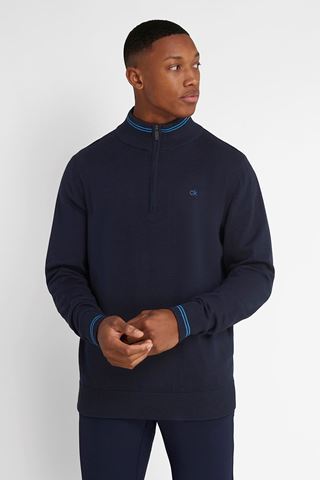 Picture of Calvin Klein Men's Monaco 1/2 Zip Sweater - Navy / Blue