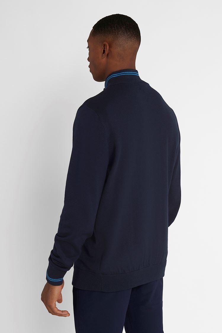 Picture of Calvin Klein zns Men's Monaco 1/2 Zip Sweater - Navy / Blue
