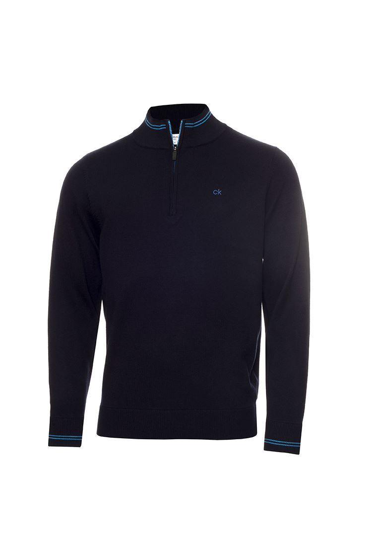 Picture of Calvin Klein zns Men's Monaco 1/2 Zip Sweater - Navy / Blue