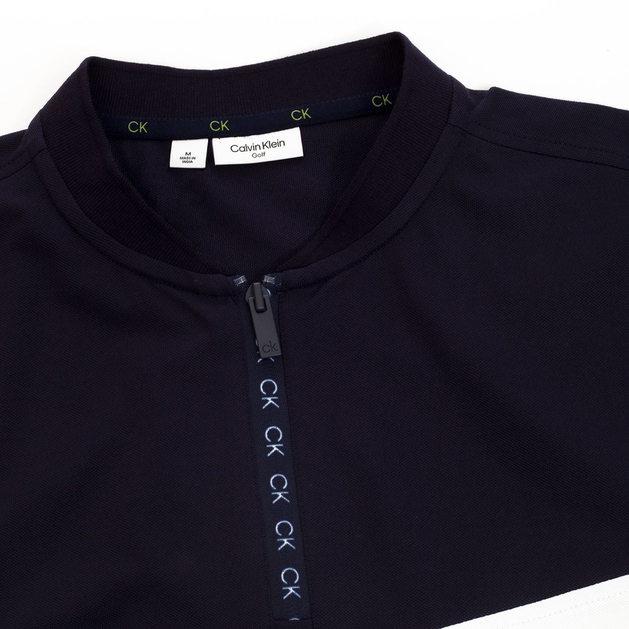 Picture of Calvin Klein Men's Cypress Polo Shirt - White / Navy - XXL Only
