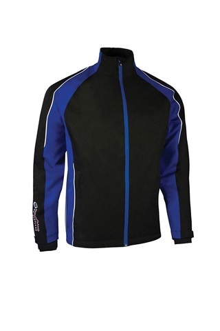 Picture of Sunderland of Scotland  zns Men's Vancouver Pro Waterproof Jacket - Black / Electric Blue / White