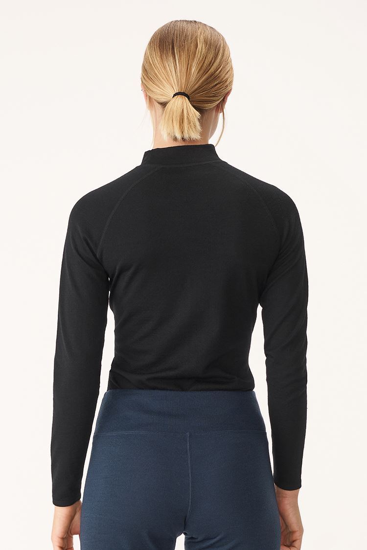 Rohnisch Ladies Ally Merino Base Top Black 110729