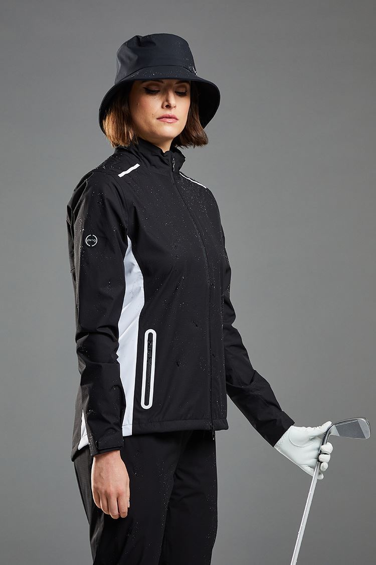 Picture of Ping Ladies Jayda Waterproof Jacket - Black / White