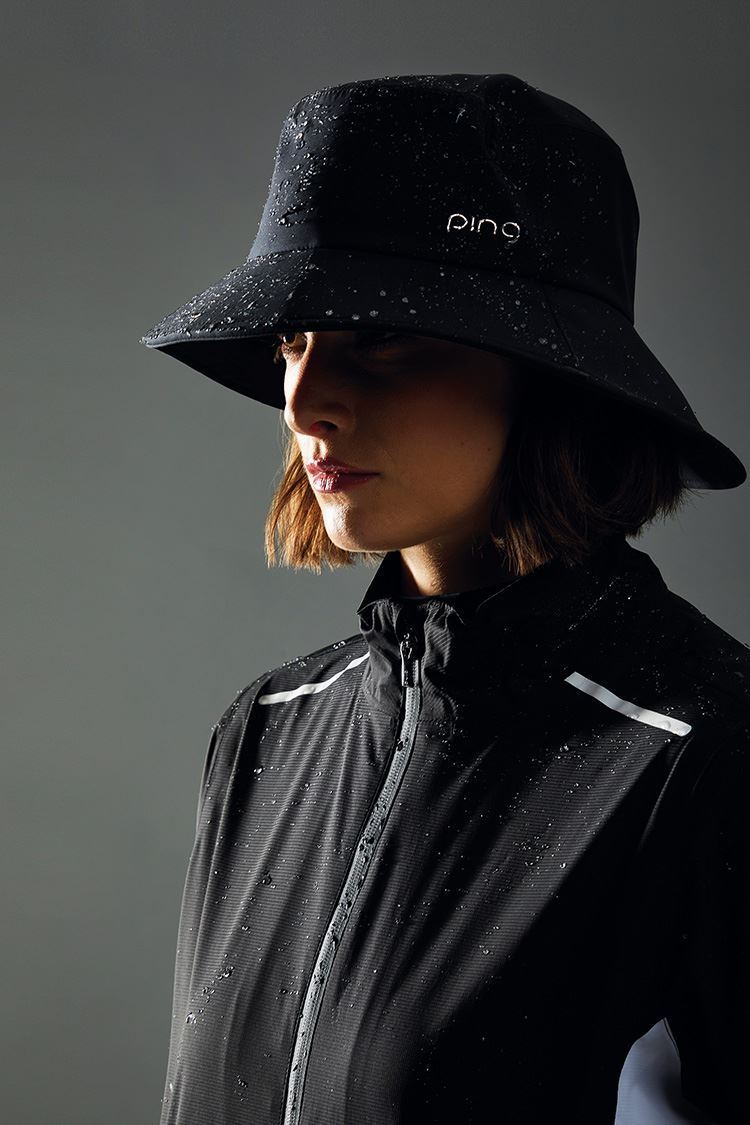 Picture of Ping Ladies Jayda Waterproof Jacket - Black / White