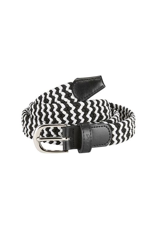 Ping Ladies Stretch Webbing Belt Black White P93500