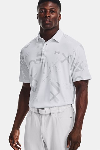 Picture of Under Armour zns Men's UA Playoff Polo 2.0 - White / Halo Grey 147