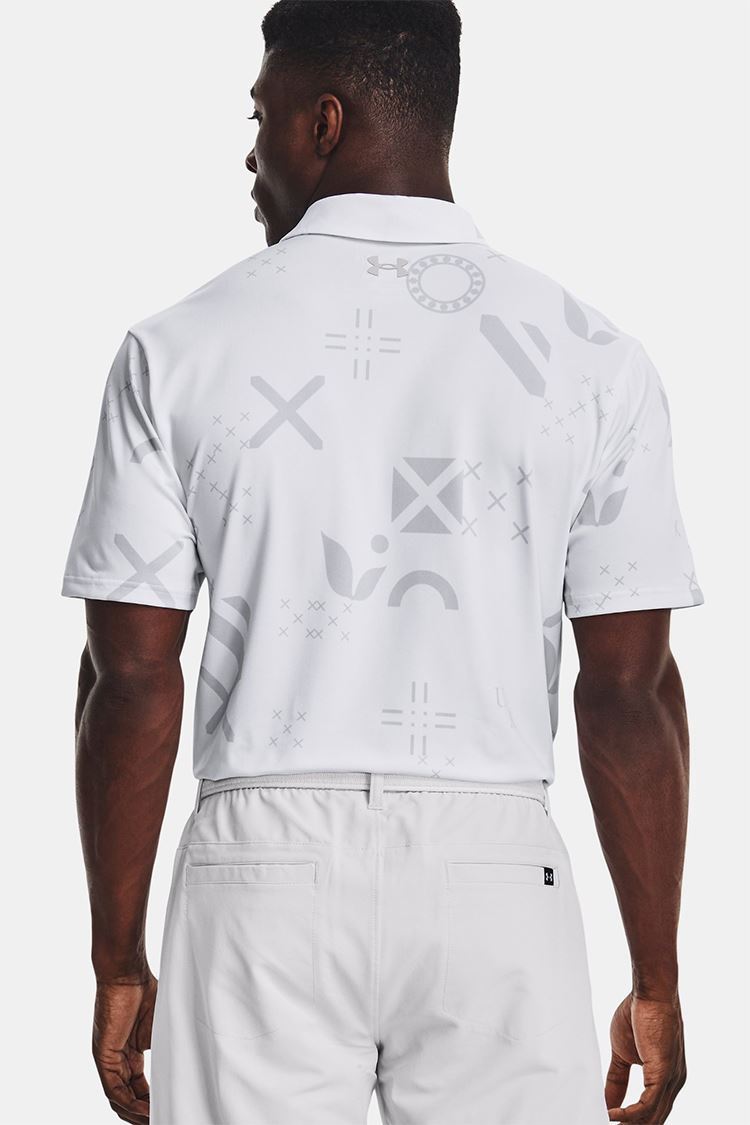 Picture of Under Armour zns Men's UA Playoff Polo 2.0 - White / Halo Grey 147