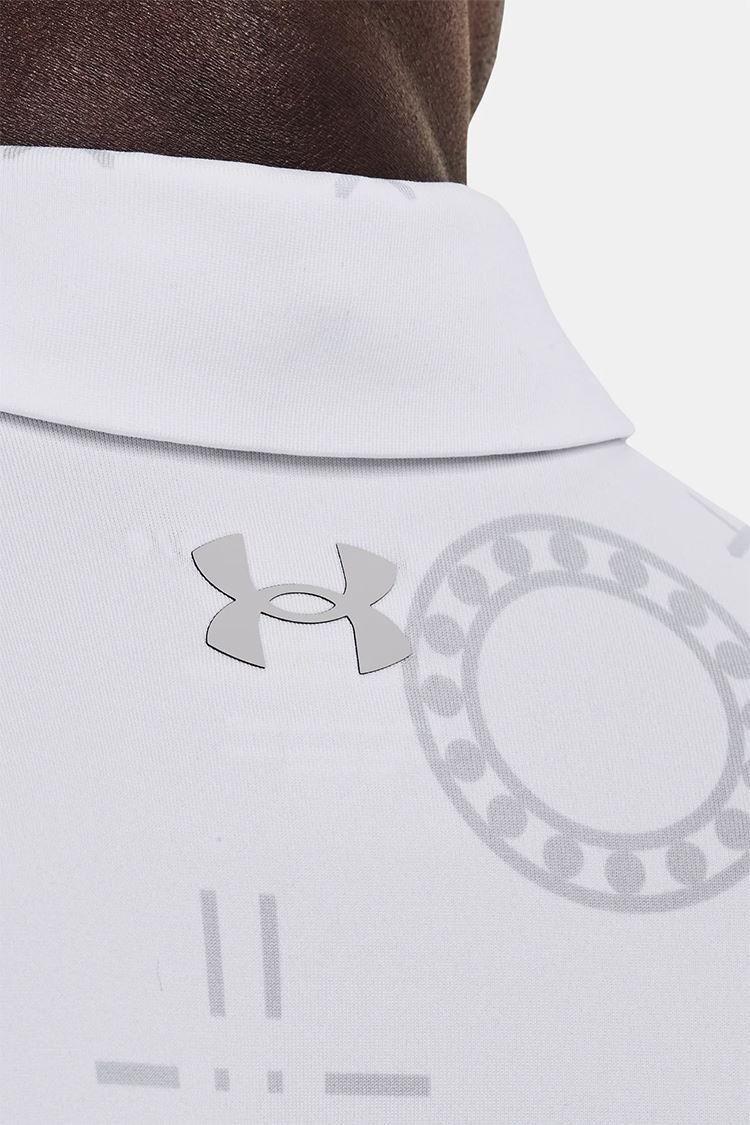 Picture of Under Armour zns Men's UA Playoff Polo 2.0 - White / Halo Grey 147