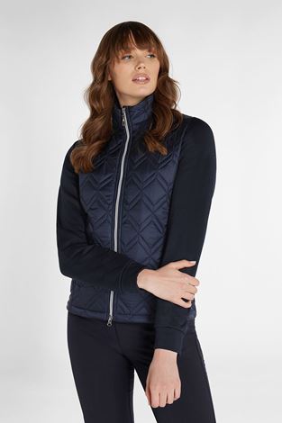 Show details for Green Lamb Ladies Gerry Quilted Jacket - Navy