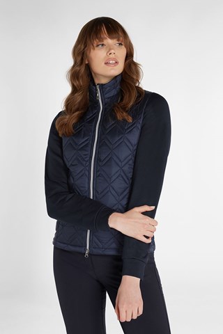 Picture of Green Lamb zns Ladies Gerry Quilted Jacket - Navy