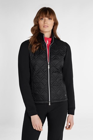 Picture of Green Lamb ZNS Ladies Gerry Quilted Jacket - Black