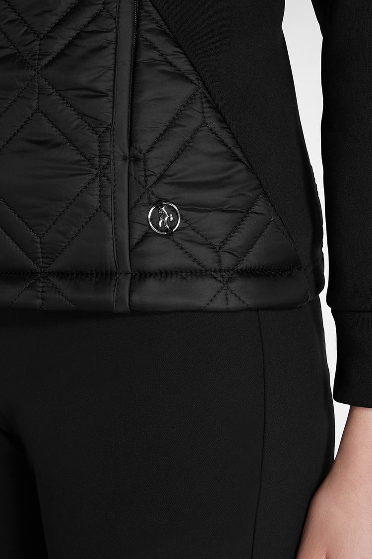Picture of Green Lamb ZNS Ladies Gerry Quilted Jacket - Black