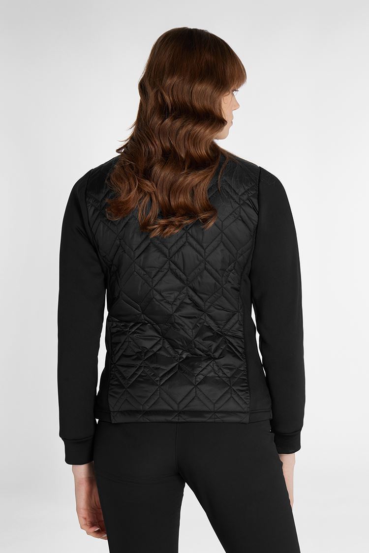 Picture of Green Lamb ZNS Ladies Gerry Quilted Jacket - Black