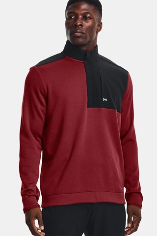 Picture of Under Armour zns Men's UA Storm Sweater Fleece - Stadium Red / Black