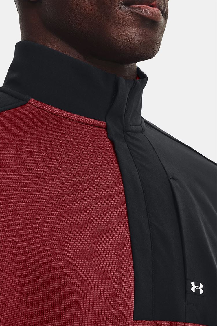 Picture of Under Armour zns Men's UA Storm Sweater Fleece - Stadium Red / Black