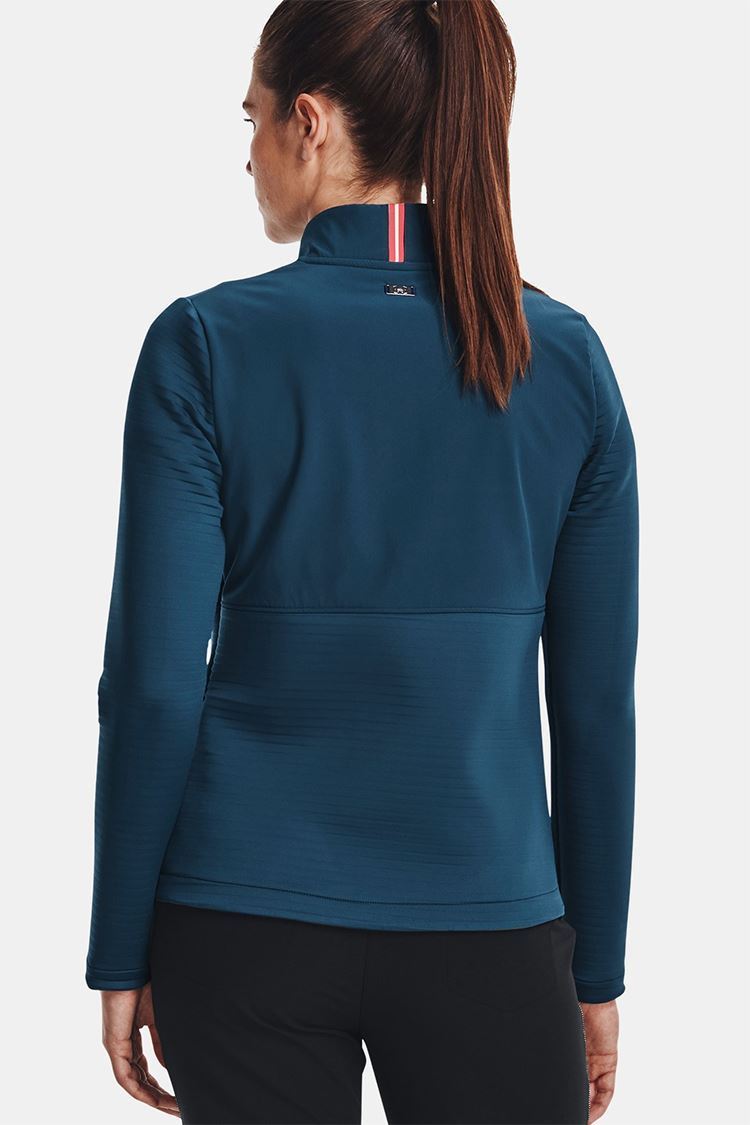 Picture of Under Armour zns Women's UA Storm Daytona Full Zip Cardigan - Petrol Blue 437