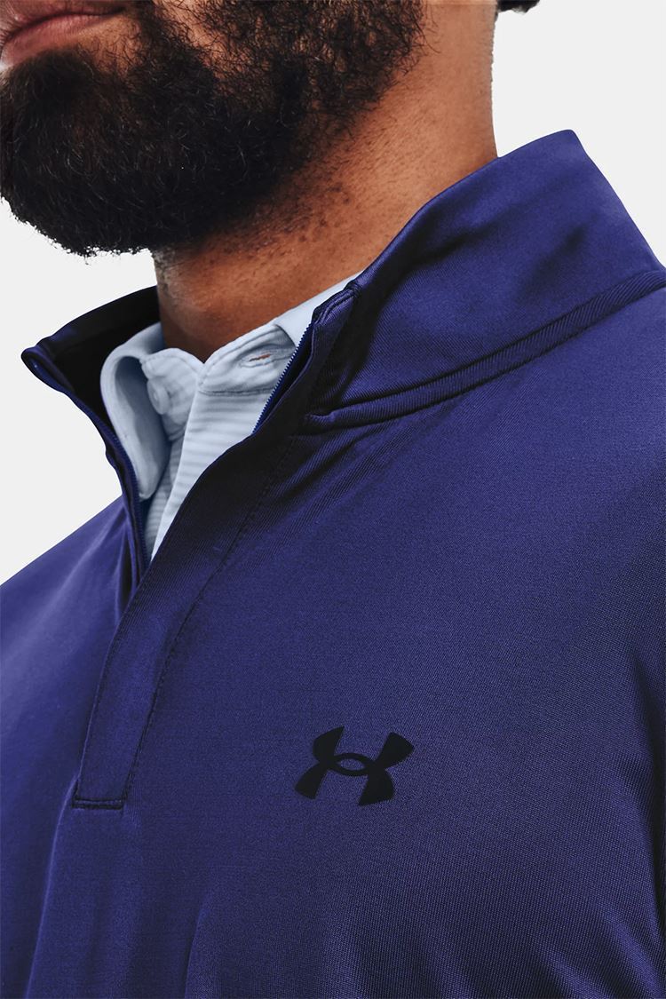 Picture of Under Armour Men's UA Playoff 1/4 Zip Top - Bauhaus Blue / Black 456
