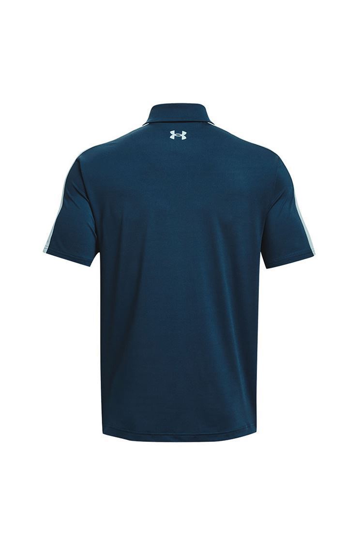 Picture of Under Armour zns Men's UA T2G Block Polo Shirt - Petrol Blue / Fuse Teal 437