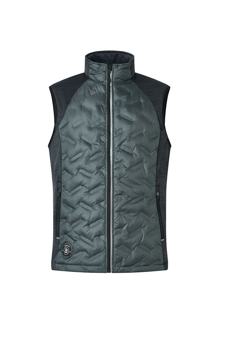 Picture of Abacus ZNS Men's Elgin Hybrid Vest / Gilet - Dark Grey / Black 792