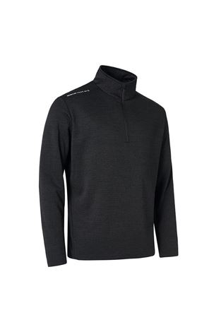 Show details for Abacus Men's Sunningdale Half Zip Sweater - Black 600