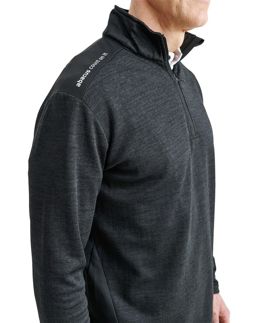 Picture of Abacus Men's Sunningdale Half Zip Sweater - Black 600