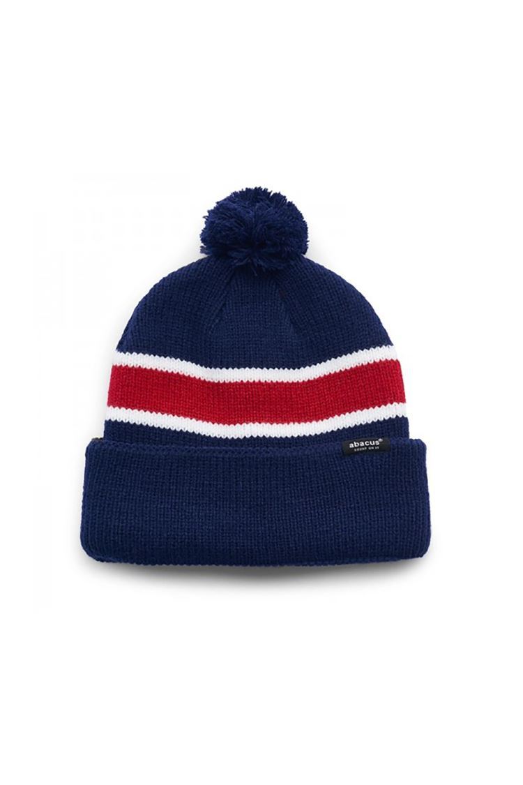 Picture of Abacus zns Men's Woodhall Knitted Hat - Navy / Red 903