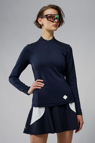 Picture of J.Lindeberg Ladies Betty Mid Layer Sweater - JL Navy 6855
