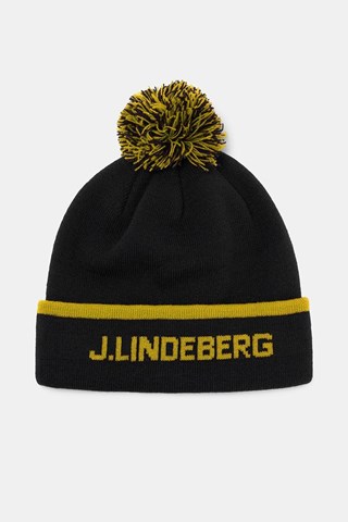 Picture of J.Lindeberg zns Men's Stripe Beanie - Black 9999