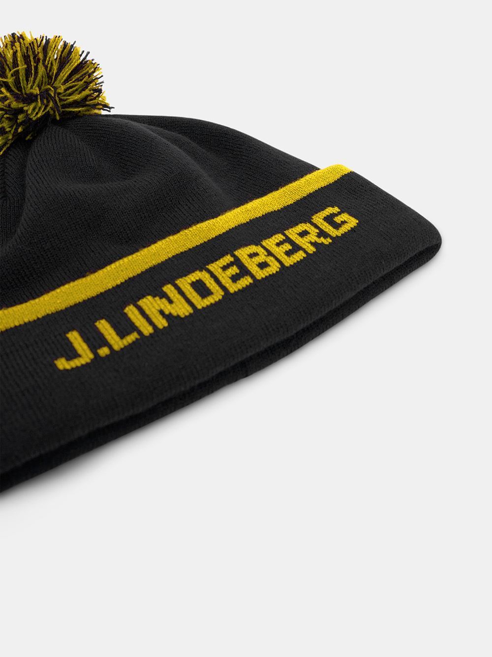 Picture of J.Lindeberg zns Men's Stripe Beanie - Black 9999