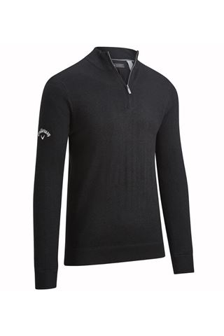Picture of Callaway Men's Windstopper 1/4 Zip Sweater - Black Ink