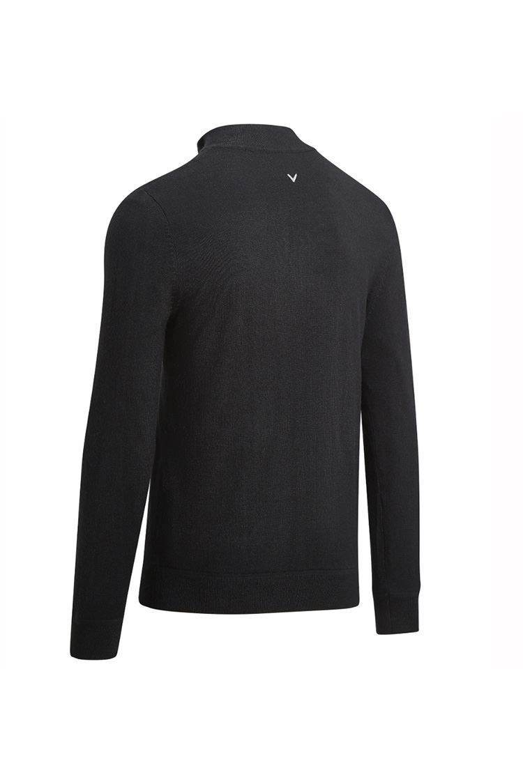 Picture of Callaway Men's Windstopper 1/4 Zip Sweater - Black Ink