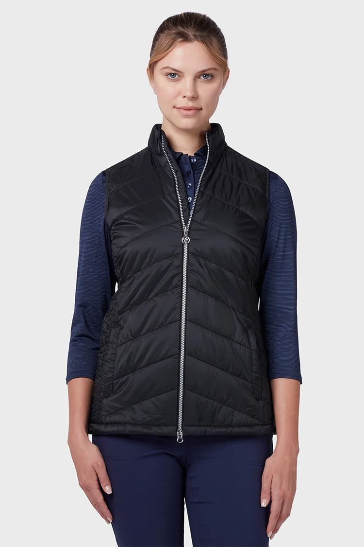 Callaway Ladies Quilted Vest / Gilet - Caviar 002 - CGRFC0A2