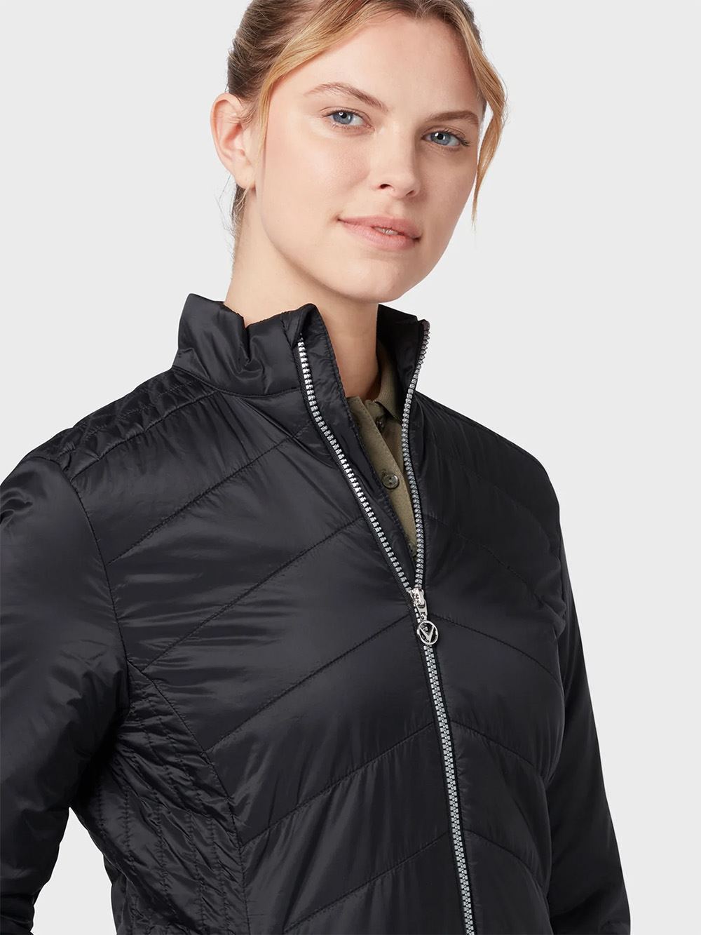 Picture of Callaway Ladies Quilted Jacket - Caviar 002