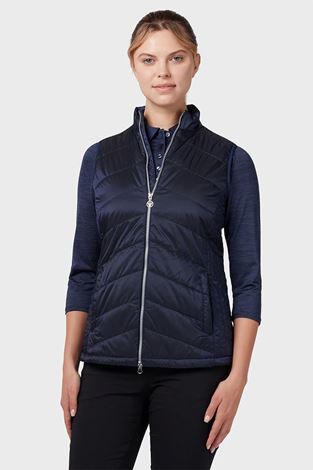 Show details for Callaway Ladies Quilted Vest / Gilet - Peacoat 410