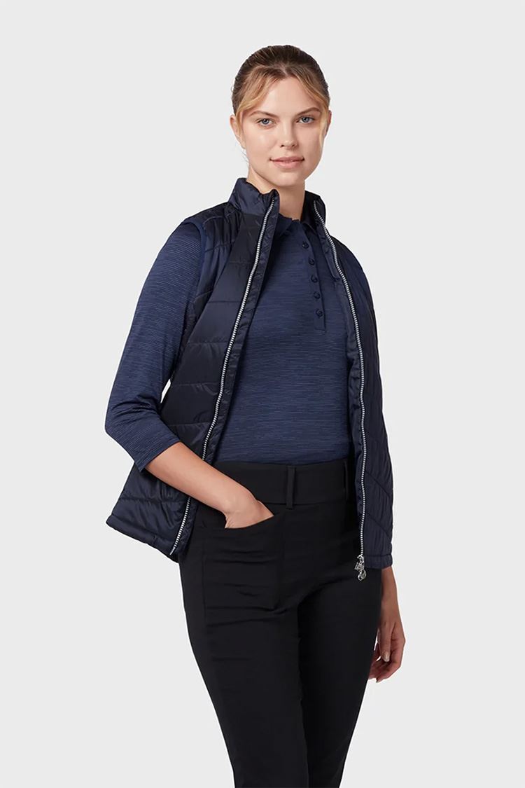 Callaway Ladies Quilted Vest / Gilet Peacoat 410 CGRFC0A2