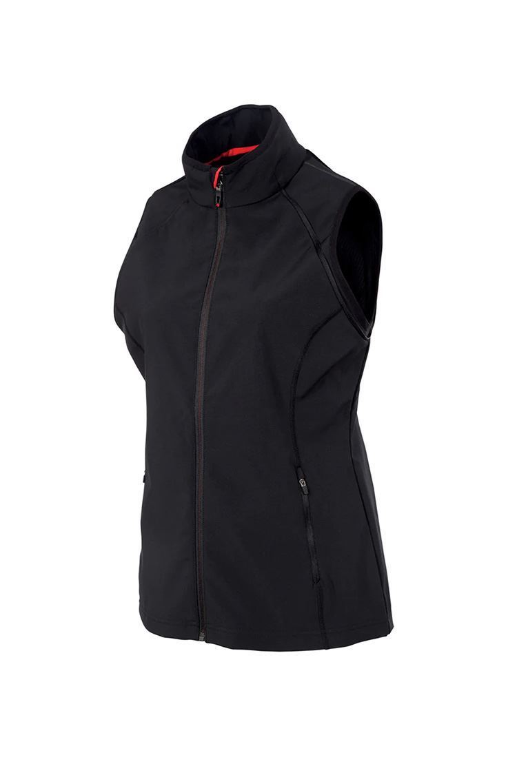 Picture of Sunice Women's Hilary Convertible Softshell Jacket / Gilet - Black - LARGE ONLY